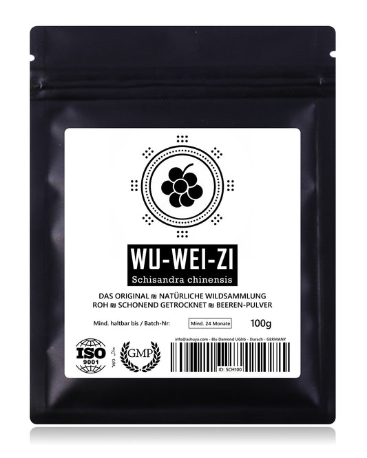 WU-WEI-ZI - Schisandra Beeren-Pulver aus Wildsammlung (100g)